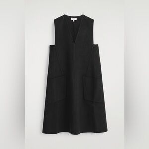 COS DOUBLE-FACED MERINO WOOL DRESS